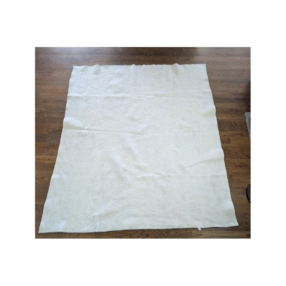 Vtg Cannon Mills Grizzly Bear Throw Blanket Lodge Cabin 60x46 Nature Forest Cubs